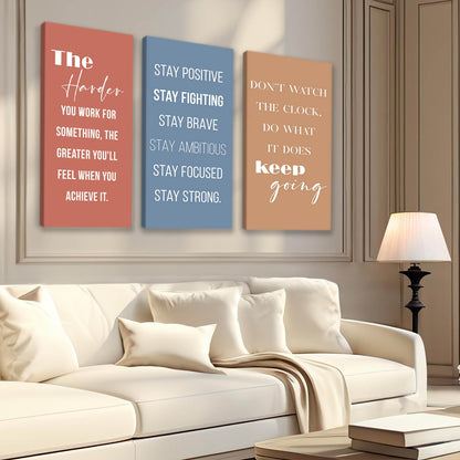 Motivational Wall Canvas For Home Décor And Living Room