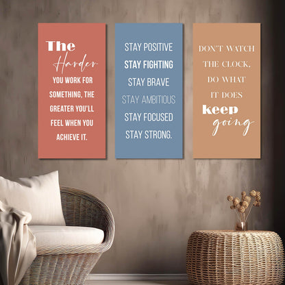 Motivational Wall Canvas For Home Décor And Living Room