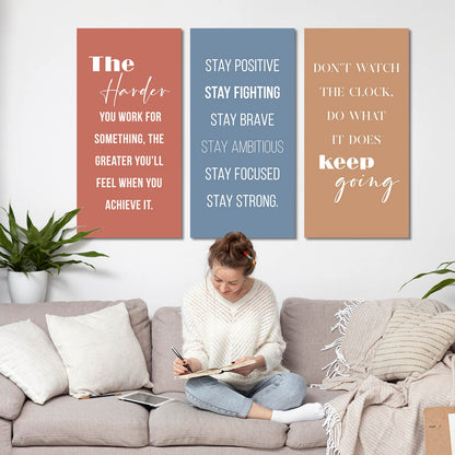 Motivational Wall Canvas For Home Décor And Living Room