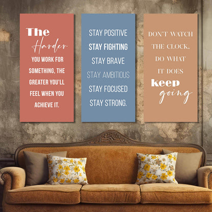 Motivational Wall Canvas For Home Décor And Living Room