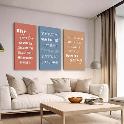 Motivational Wall Canvas For Home Décor And Living Room