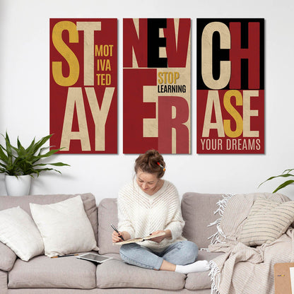 Motivational Wall Canvas For Home Décor And Living Room