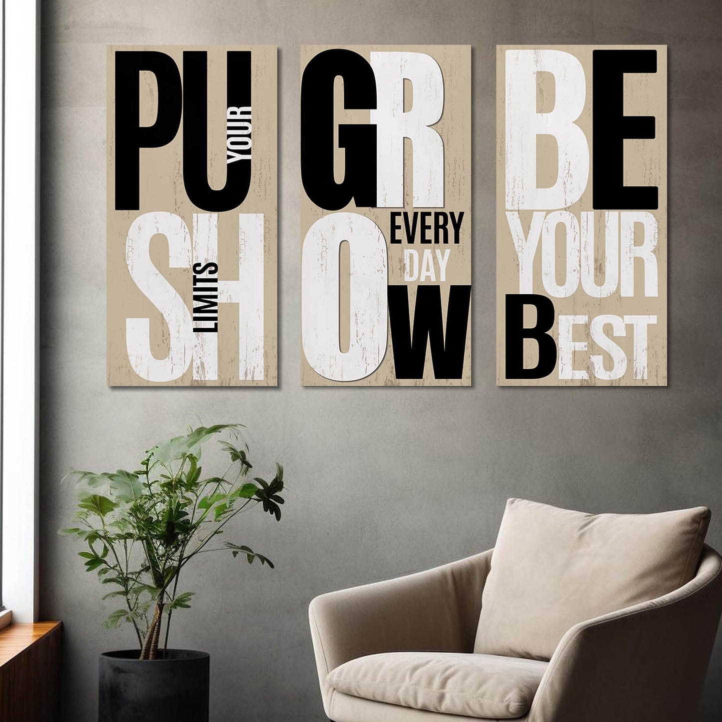 Motivational Wall Canvas For Home Décor And Living Room