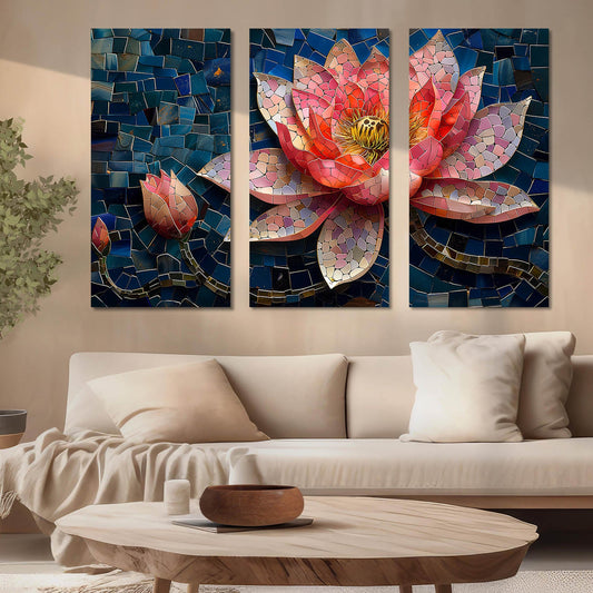 Vibrant Floral Canvas Art for wall decoration