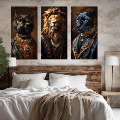 Bold Animals Canvas Wall Painting for Wall Decoration