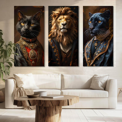 Bold Animals Canvas Wall Painting for Wall Decoration