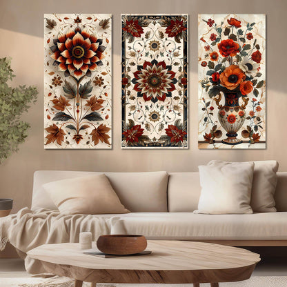 Floral Modern Wall Art Canvas, Wall Painting for Living Room Wall Decoration