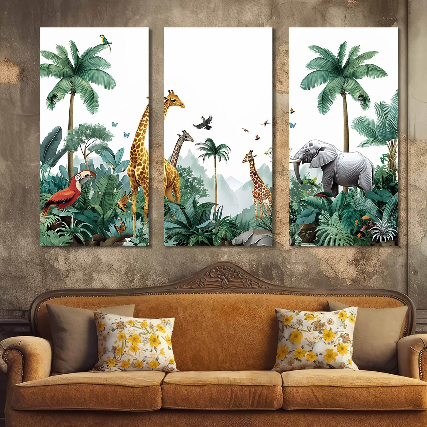 Nature Wall Art Canvas, Wall Painting for Living Room Wall Decoration