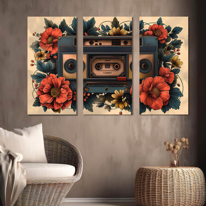 Retro Wall Art Canvas, Wall Painting for Living Room Wall Decoration