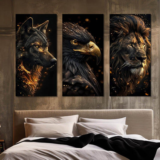 Animal Modern Wall Art Canvas, Wall Painting for Living Room Wall Decoration