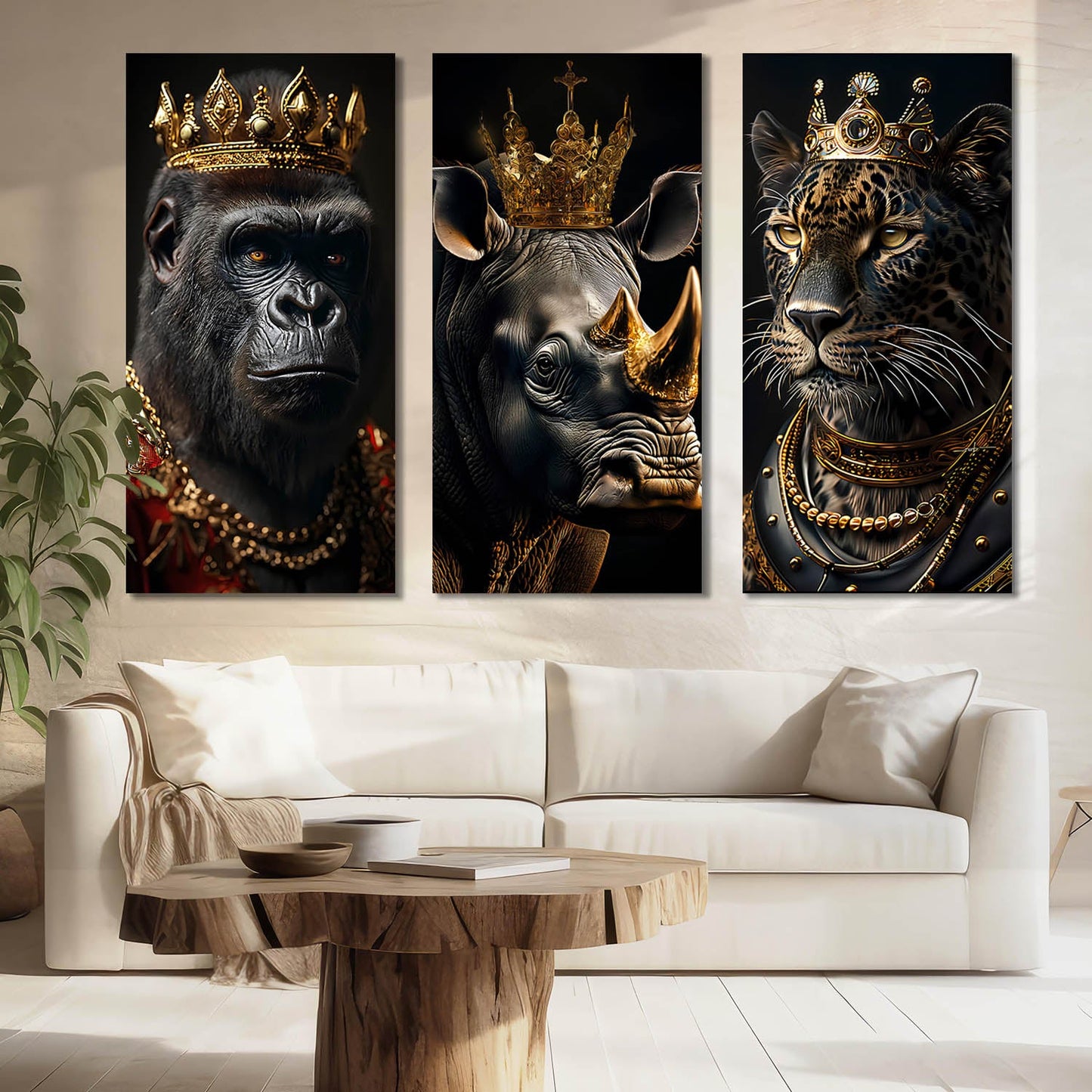 Animal Modern Wall Art Canvas, Wall Painting for Living Room Wall Decoration