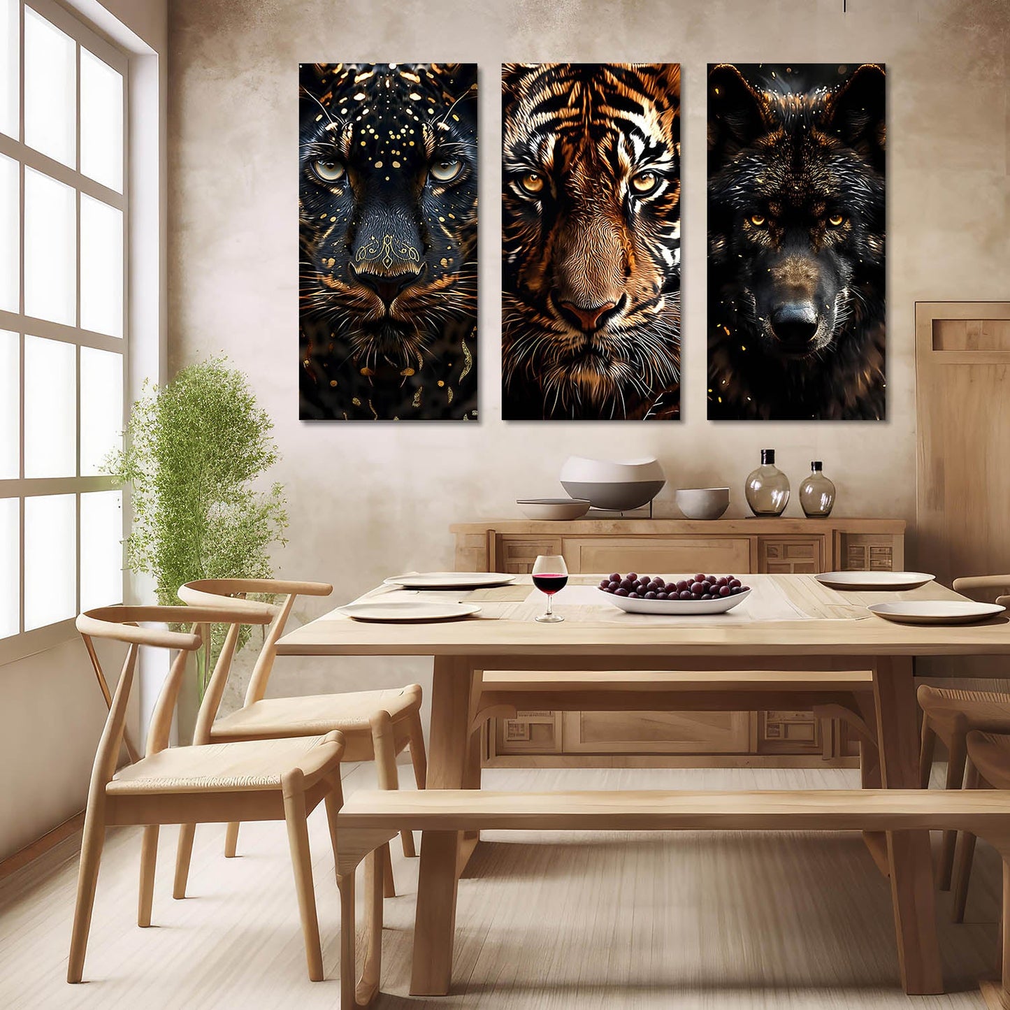 Animal Modern Wall Art Canvas, Wall Painting for Living Room Wall Decoration