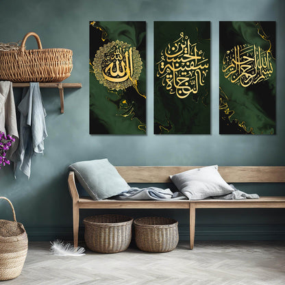 Islamic Wall Art Canvas, Wall Painting for Living Room Wall Decoration