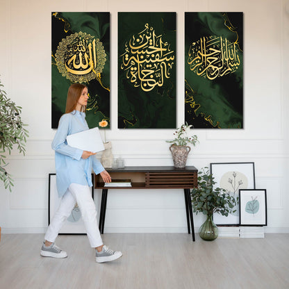 Islamic Wall Art Canvas, Wall Painting for Living Room Wall Decoration