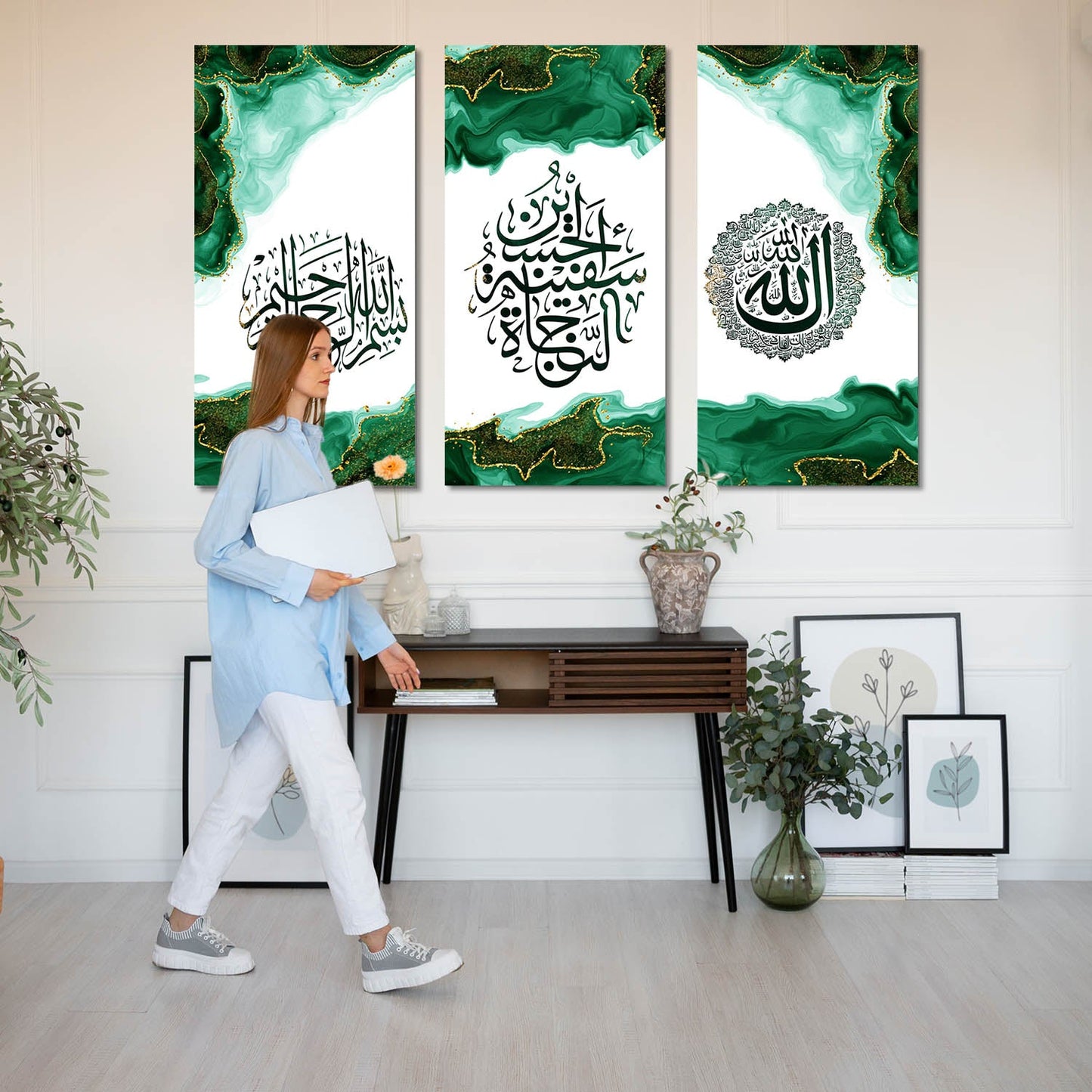 Islamic Wall Art Canvas, Wall Painting for Living Room Wall Decoration