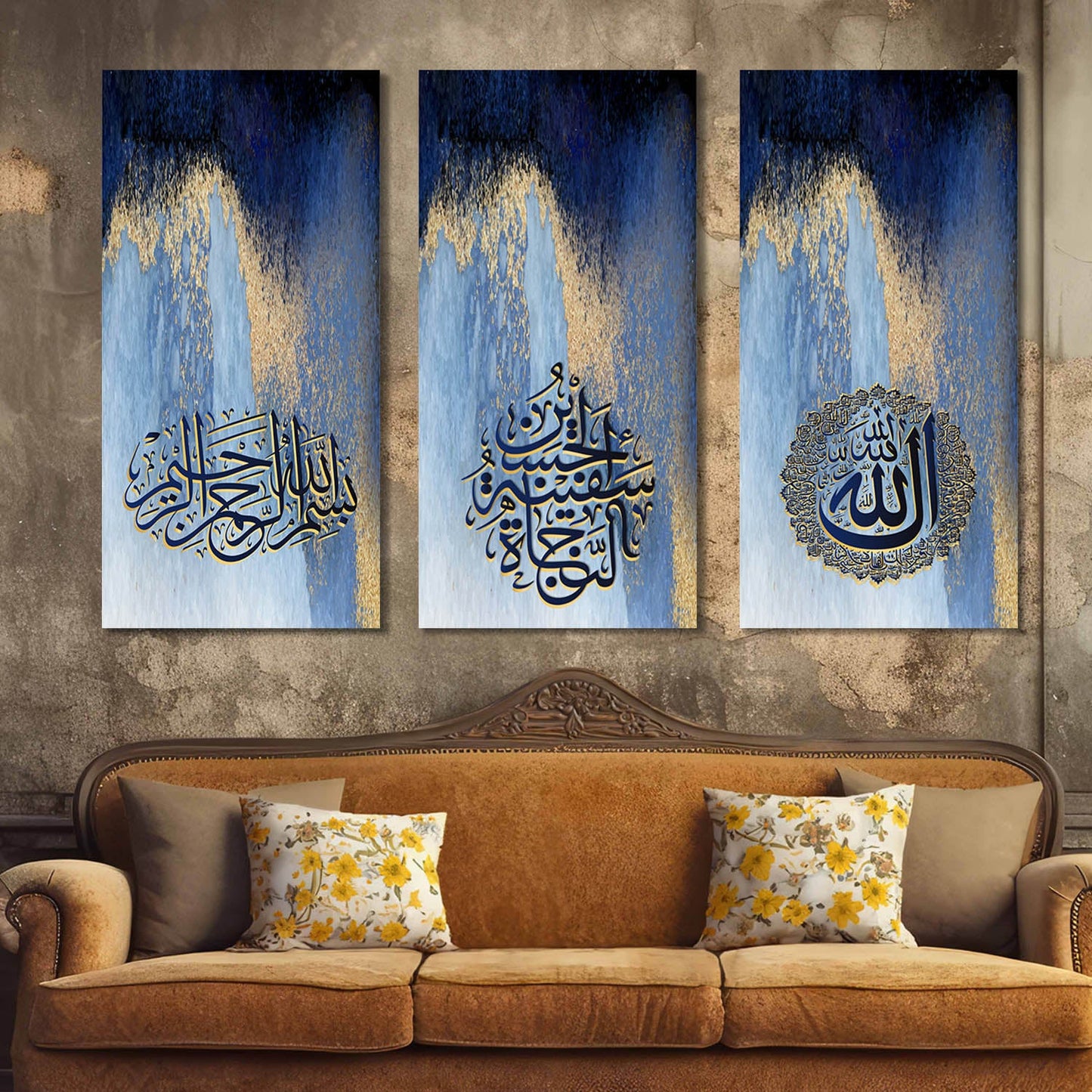 Islamic Wall Art Canvas, Wall Painting for Living Room Wall Decoration