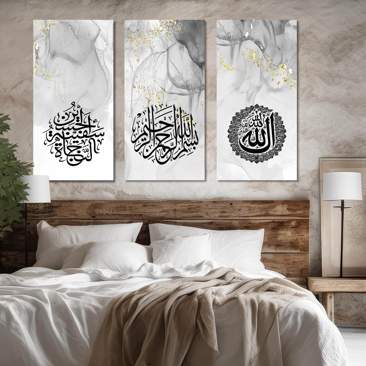 Islamic Wall Art Canvas, Wall Painting for Living Room Wall Decoration