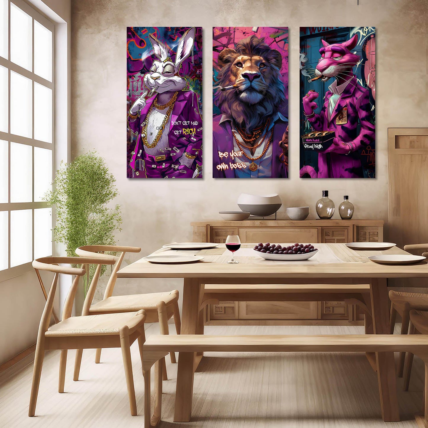 Animal Modern Wall Art Canvas, Wall Painting for Living Room Wall Decoration