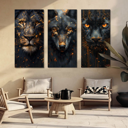 Animal Modern Wall Art Canvas, Wall Painting for Living Room Wall Decoration