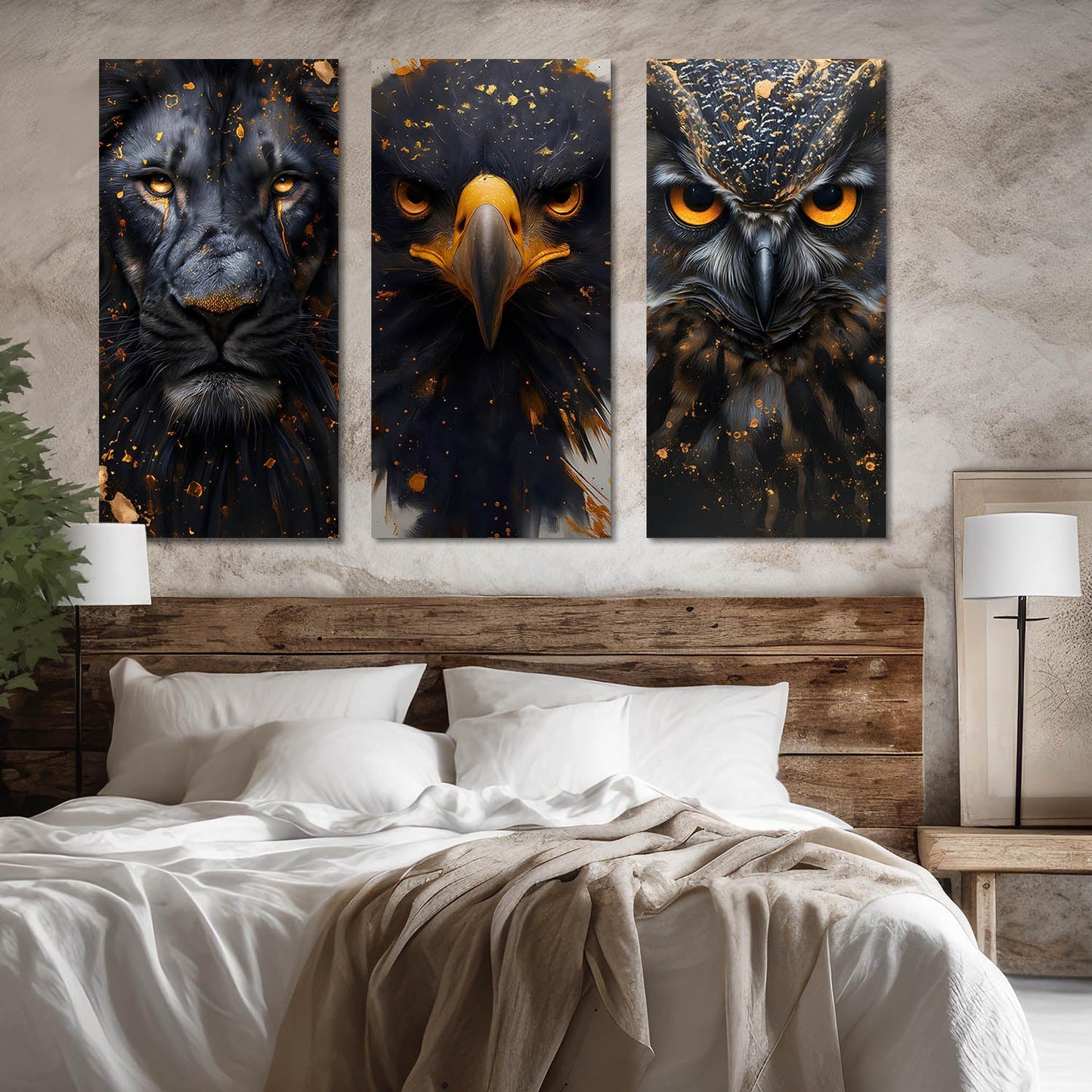 Animal Modern Wall Art Canvas, Wall Painting for Living Room Wall Decoration