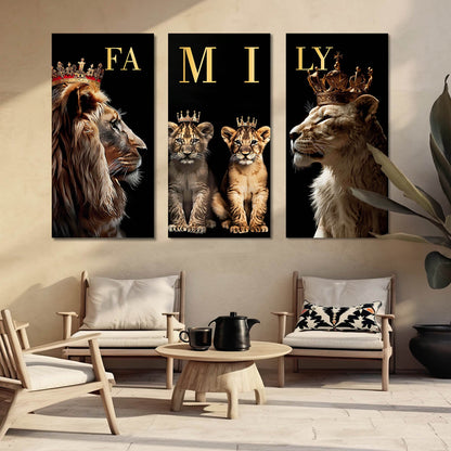 Lion Modern Wall Art Canvas, Wall Painting for Living Room Wall Decoration