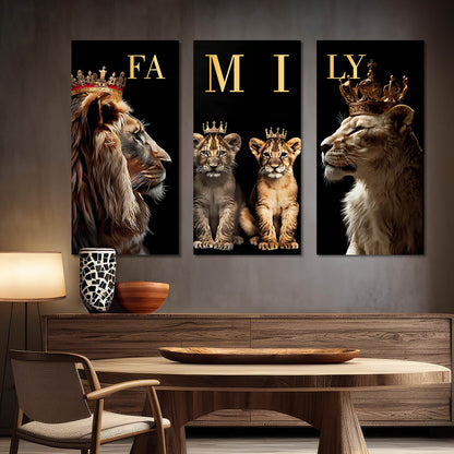 Lion Modern Wall Art Canvas, Wall Painting for Living Room Wall Decoration