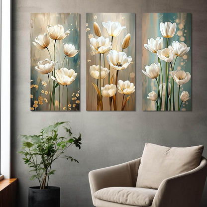 Floral Wall Art Canvas For Home Decor Office Living Room