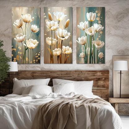 Floral Wall Art Canvas For Home Decor Office Living Room