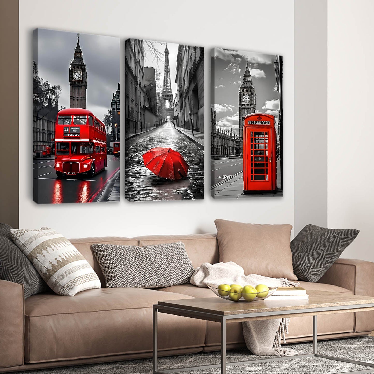 City View Wall Art Canvas For Home Decor Office Living Room