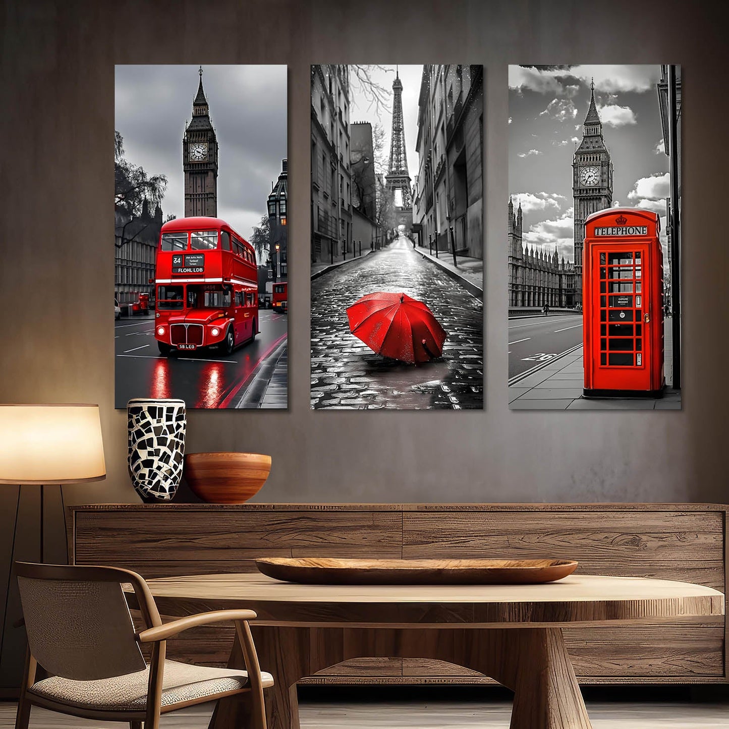 City View Wall Art Canvas For Home Decor Office Living Room