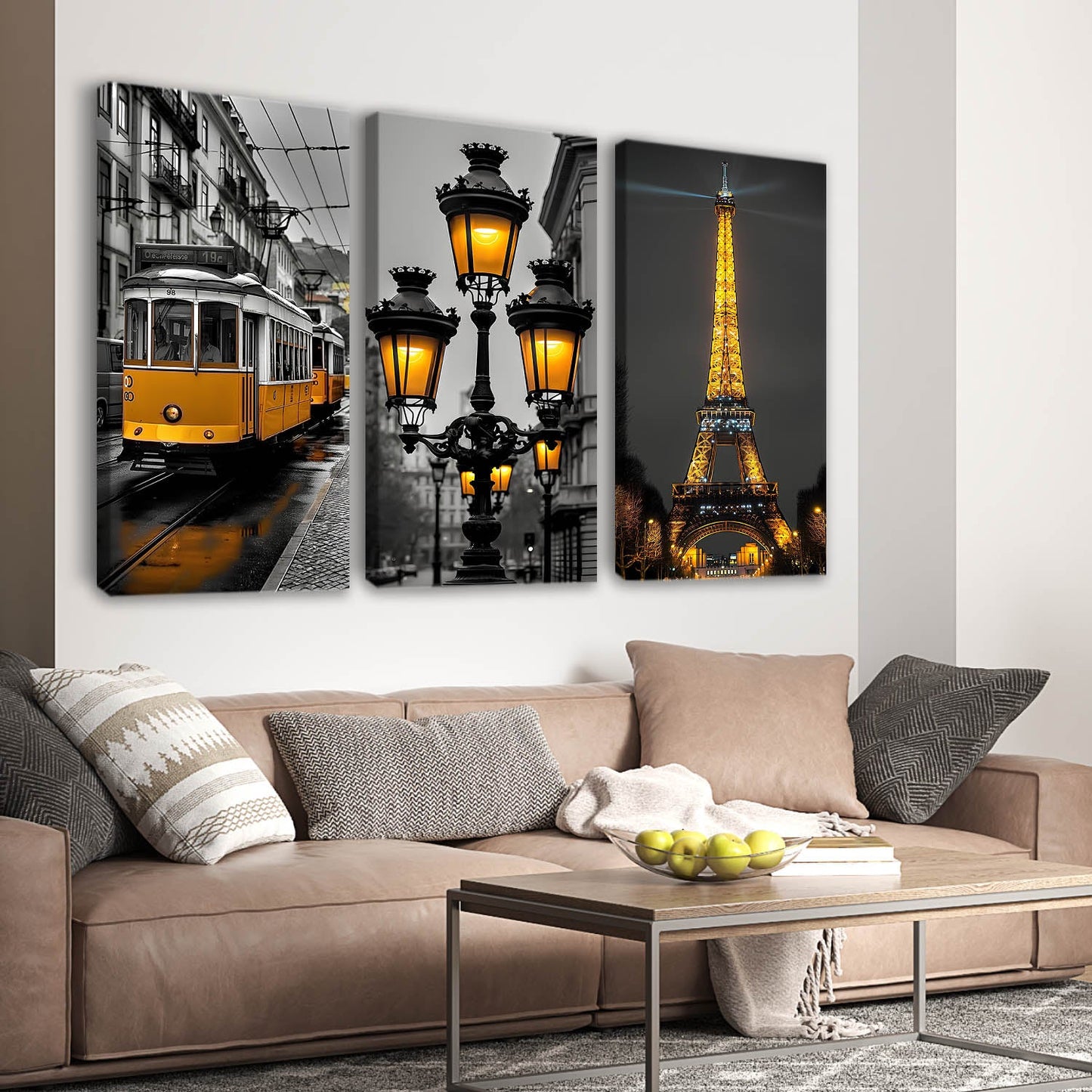 City View Wall Art Canvas For Home Decor Office Living Room