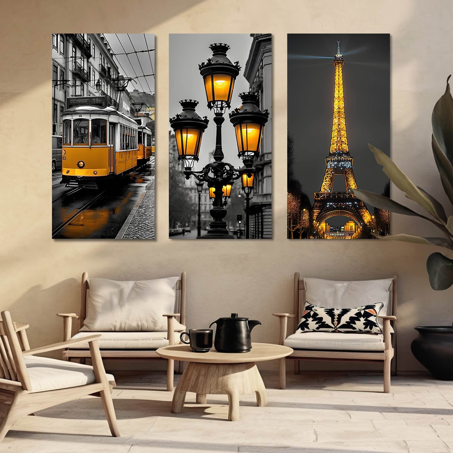 City View Wall Art Canvas For Home Decor Office Living Room