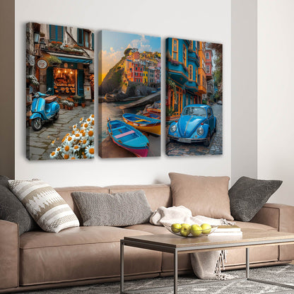 City view Wall Art Canvas For Home Decor Office Living Room