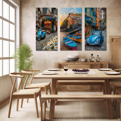 City view Wall Art Canvas For Home Decor Office Living Room