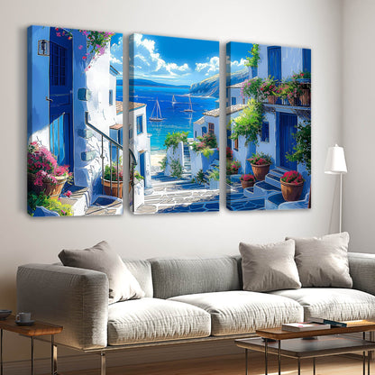 City view Wall Art Canvas For Home Decor Office Living Room