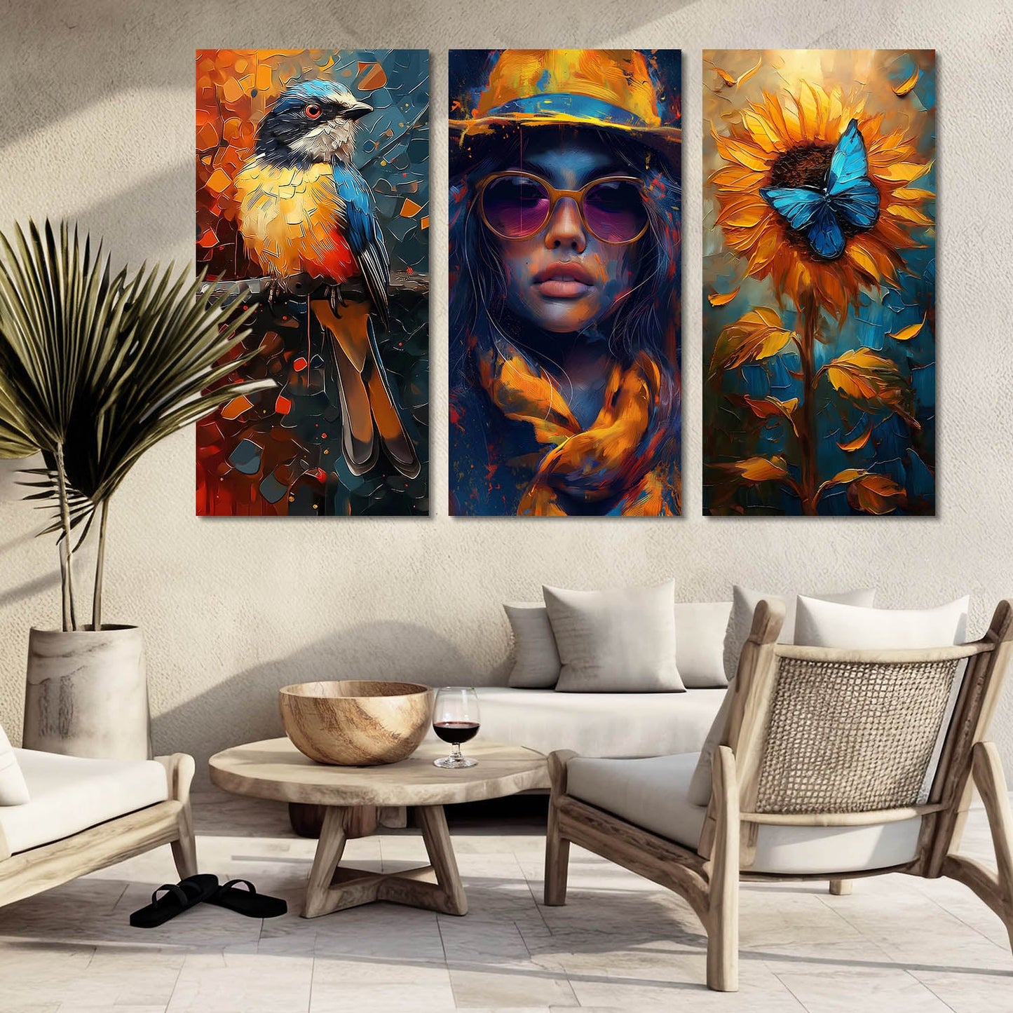 Abstract Woman Wall Art Canvas For Home Décor Office Living Room