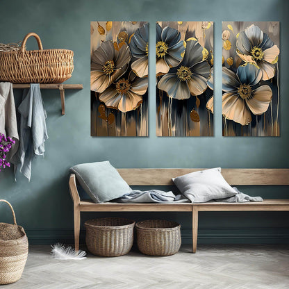 Floral Wall Art Canvas For Home Décor Office Living Room