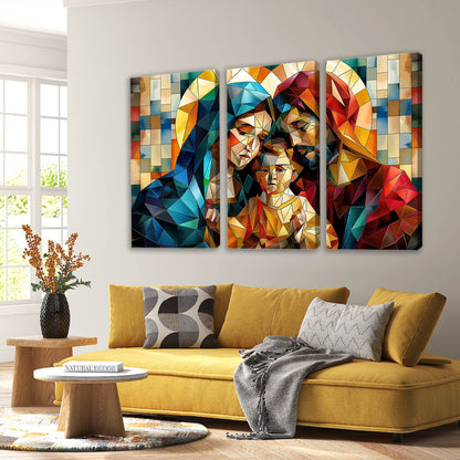 Jesus family Wall Art Canvas For Home Décor Office Living Room