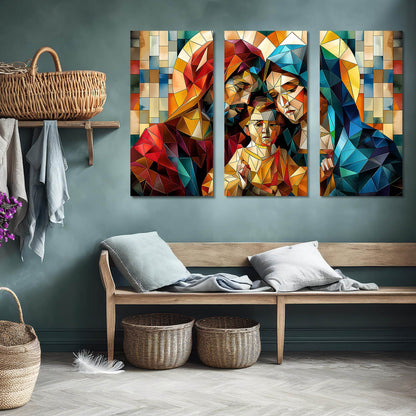 Jesus family Wall Art Canvas For Home Décor Office Living Room