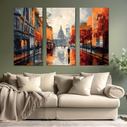 City View Wall Art Canvas Art Set For Home Décor