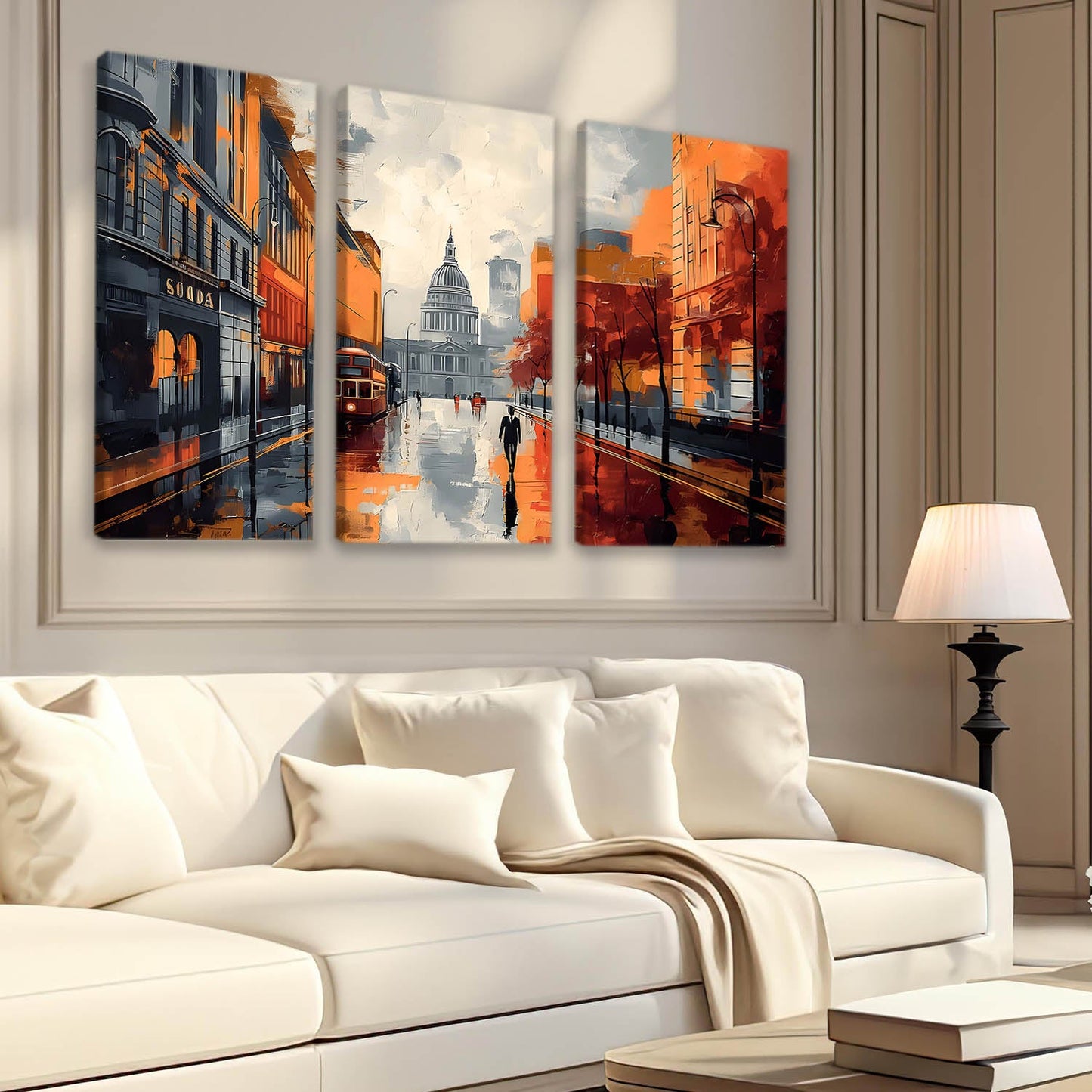 City View Wall Art Canvas Art Set For Home Décor