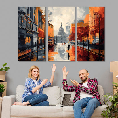 City View Wall Art Canvas Art Set For Home Décor