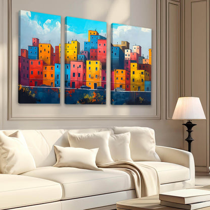 City View Wall Art Canvas Art Set For Home Décor