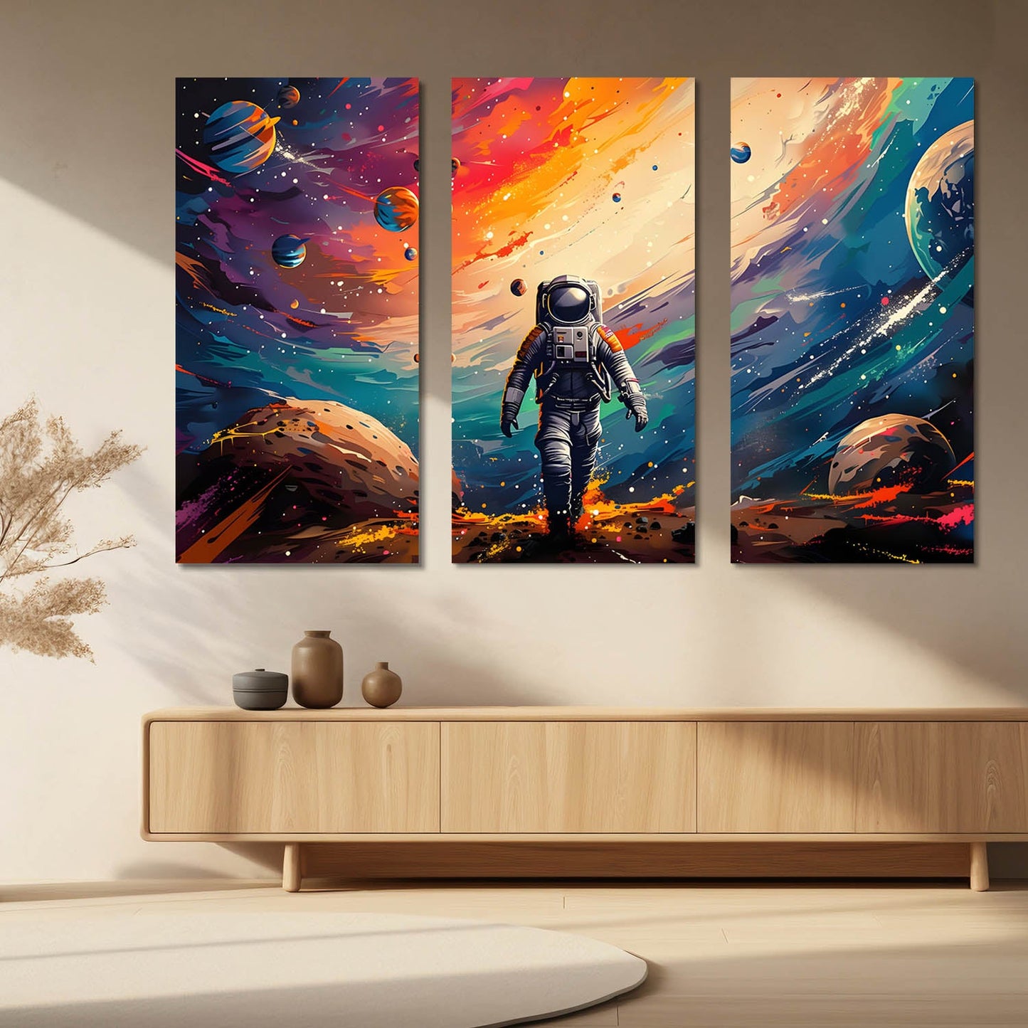 Astronaut Wall Art Canvas For Wall Décor