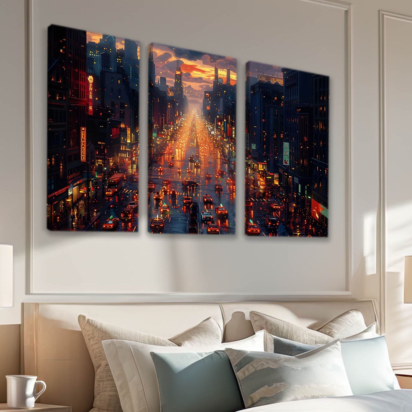 City View Wall Art Canvas For Wall Décor