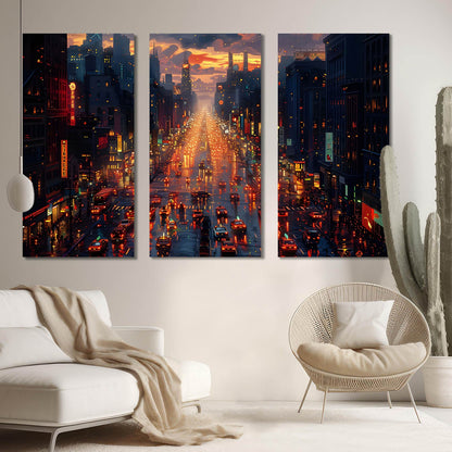 City View Wall Art Canvas For Wall Décor