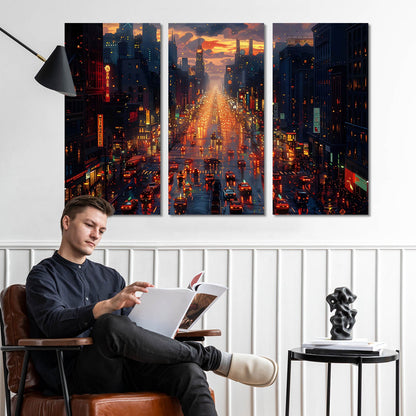 City View Wall Art Canvas For Wall Décor