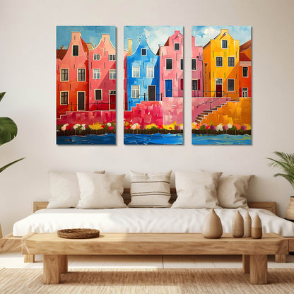 City View Wall Art Canvas For Living Room