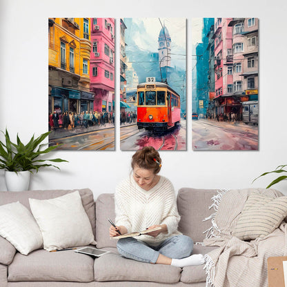 City View Wall Art Canvas For Living Room