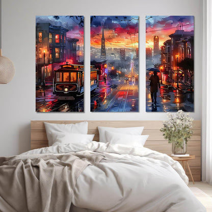 City View Wall Art Canvas For Living Room